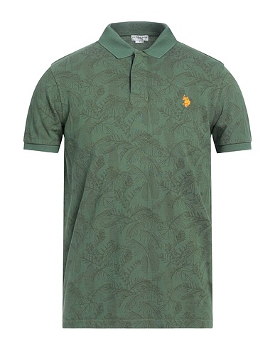 U.S.POLO ASSN. Polo shirt Military green 100% Cotton