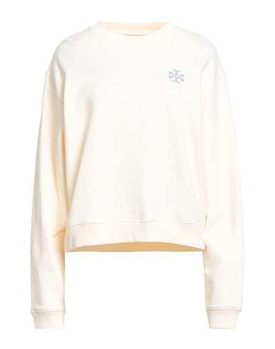 TORY BURCH Sweatshirt Cream 100% Cotton