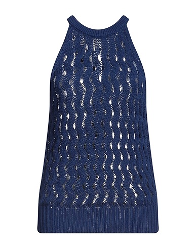 ATTIC AND BARN Top Navy blue 100% Cotton