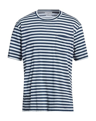WOOL & CO T-shirt Blue 100% Mako Cotton