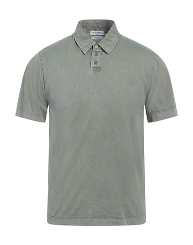 WOOL & CO Polo shirt Sage green 100% Mako Cotton