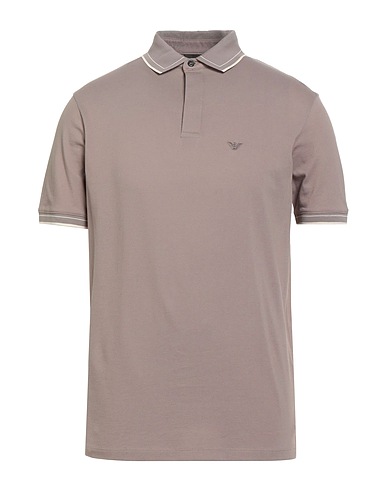 EMPORIO ARMANI Polo Sabbia 100% Cotone
