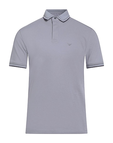 EMPORIO ARMANI Polo shirt Grey 100% Cotton