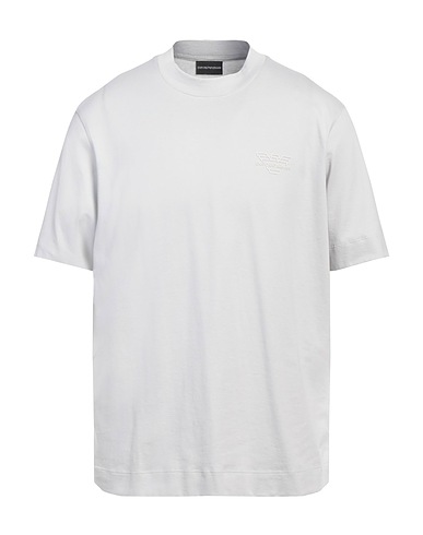 EMPORIO ARMANI ベーシックTシャツ ライトグレー コットン 100%