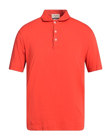 HERITAGE Polo shirt Tomato red 100% Cotton