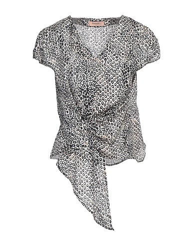 TWINSET Top Nero 100% Viscosa