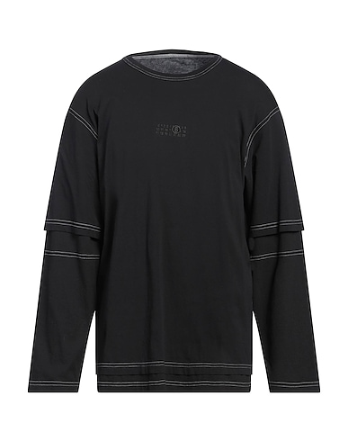 MM6 MAISON MARGIELA T-Shirt Schwarz 100% Baumwolle