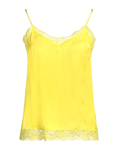 TWINSET Camisole Yellow 100% Viscose