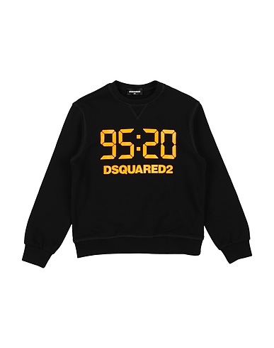 DSQUARED2 Sweatshirt Black 100% Cotton, Elastane