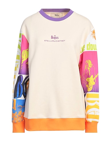 STELLA McCARTNEY Sweatshirt THE BEATLES Beige 100% Cotton, Elastane