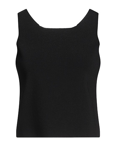 ALPHA STUDIO Top Nero 65% Viscosa, 35% Nylon