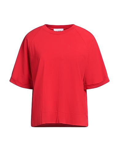 ALPHA STUDIO T-shirt Rosso 98% Cotone, 2% Elastan