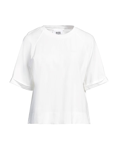ALPHA STUDIO Basic T-Shirt AVORIO 98% Cotton, 2% Elastane
