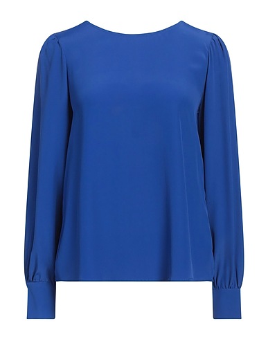 BLUGIRL Top Blu china 76% Acetato, 24% Seta