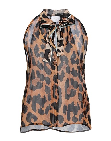 MERCI ITALIA Top Camel 70% Viscose, 30% Silk