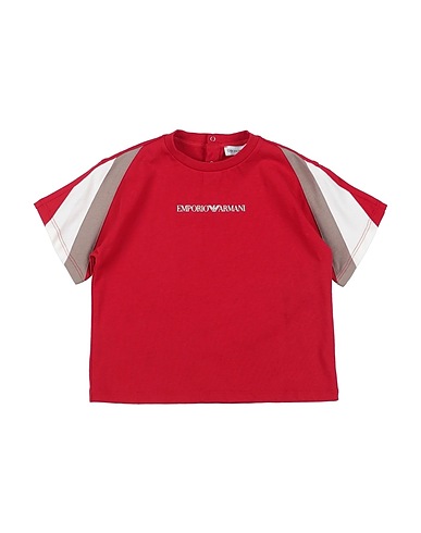 EMPORIO ARMANI T-shirt Rosso 100% Cotone