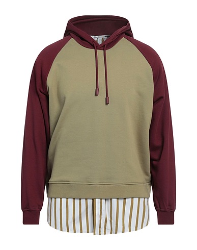 SUNNEI Hooded track jacket  Khaki 100% Cotton