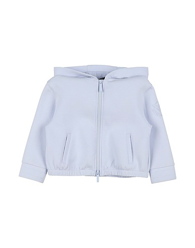 EMPORIO ARMANI Felpa Celeste 76% Cotone, 18% Poliestere, 6% Elastan