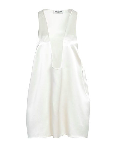 SAINT LAURENT Silk top Ivory 100% Silk