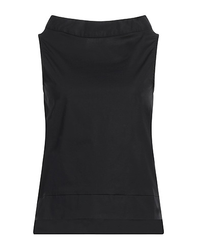 ALPHA STUDIO Top Nero 98% Cotone, 2% Elastan