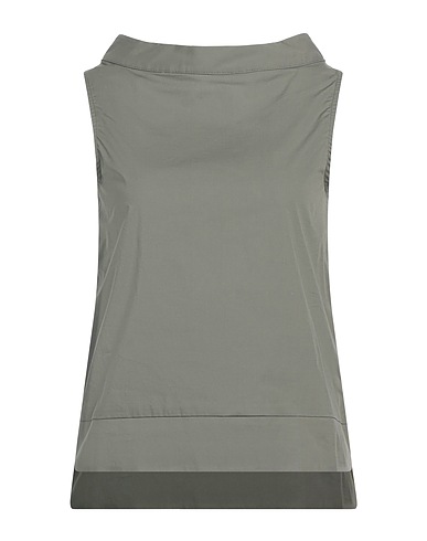 ALPHA STUDIO Top Military green 98% Cotton, 2% Elastane