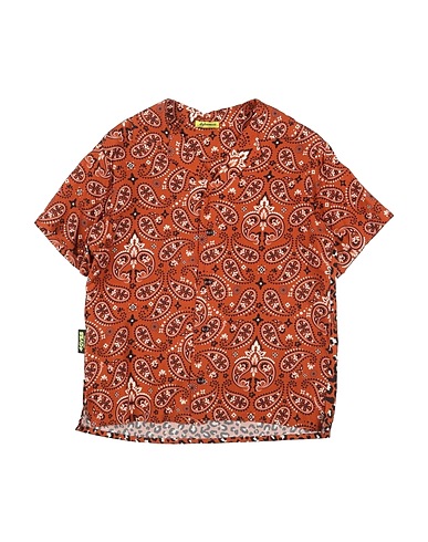4GIVENESS Camicia fantasia Marrone 100% Viscosa