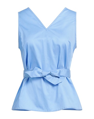CAMICETTASNOB Top Light blue 100% Cotton