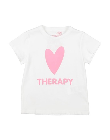 LOVE THERAPY T-shirt Bianco 100% Cotone