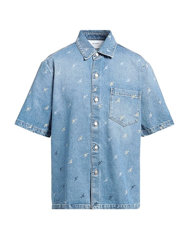AXEL ARIGATO Denim shirt Blue 100% Cotton