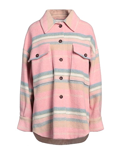 BEATRICE .B Camicia a righe Rosa 68% Lana, 22% Poliammide, 5% Altre Fibre, 5% Acrilico, Cotone