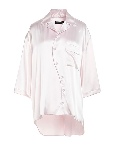 SSHEENA Solid colour shirts & blouses ROSA CHIARO 82% Triacetate, 18% Polyurethane