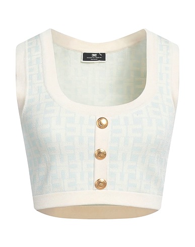 ELISABETTA FRANCHI Top Sky blue 65% Viscose, 35% Polyamide