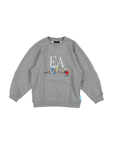 EMPORIO ARMANI Sweatshirt GRIGIO 100% Cotton, Elastane