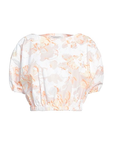 PHILOSOPHY di LORENZO SERAFINI Top Light pink 97% Cotton, 3% Elastane