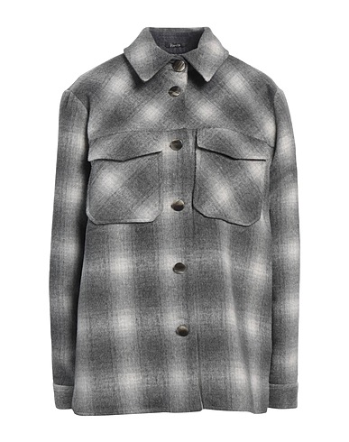 HANITA Camicia a quadri Khaki 65% Poliestere, 30% Acrilico, 5% Altre Fibre