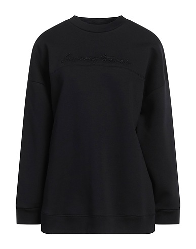 EMPORIO ARMANI Sweatshirt Schwarz 70% Baumwolle, 30% Polyester, Elastan