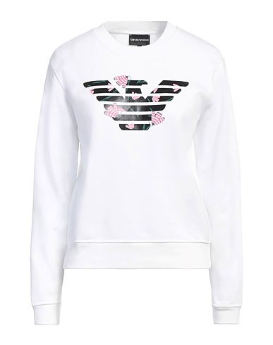 EMPORIO ARMANI TOPS & TEES White 100% Cotton, Elastane