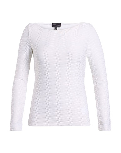 EMPORIO ARMANI T-shirt White 92% Polyester, 8% Elastane