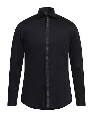 EMPORIO ARMANI Shirts Black 100% Cotton