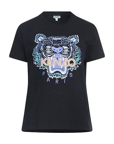 KENZO T-shirt Black 100% Cotton, Polyester