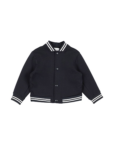 EMPORIO ARMANI Sweatshirt Navy blue 76% Cotton, 18% Polyester, 6% Elastane