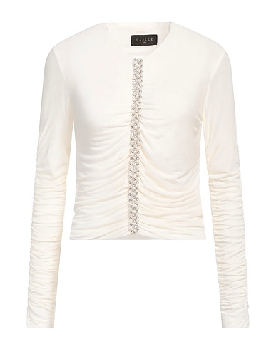 GAëLLE Paris Top Ivory 93% Modal, 7% Elastane