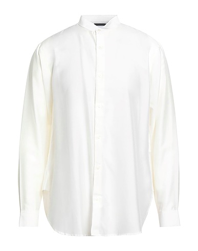 EMPORIO ARMANI Chemise de couleur unie 80% Modal, 20% Soie