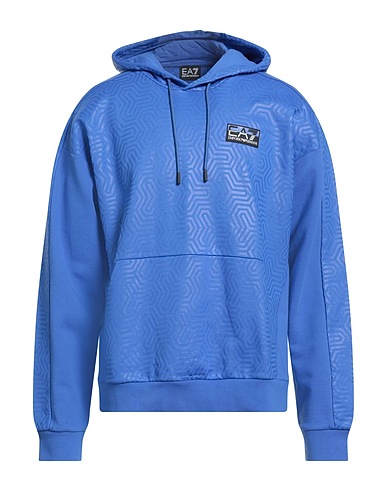 EA7 Hoodie Blau 100% Baumwolle, Elastan