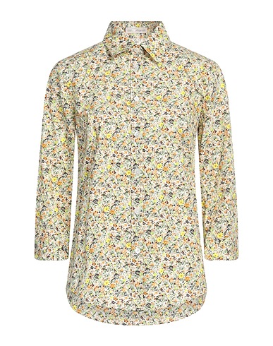 CAMICETTASNOB Floral shirts & blouses Yellow 100% Cotton