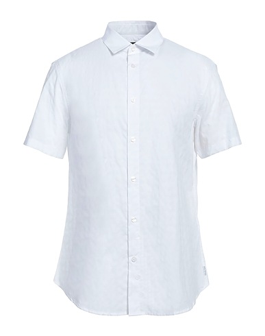 ARMANI EXCHANGE Solid colour shirt White 100% Cotton