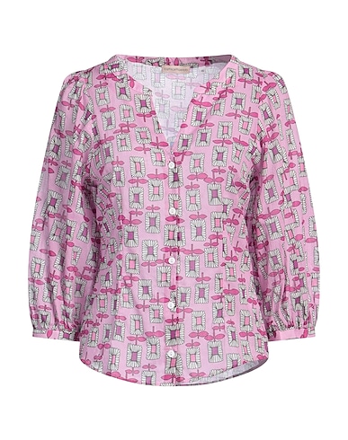 CAMICETTASNOB Floral shirts & blouses Pink 100% Cotton