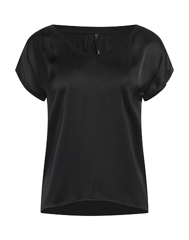 MANILA GRACE Top Black 98% Viscose, 2% Elastane