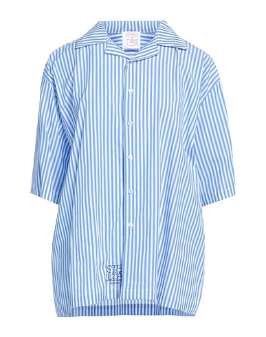 STELLA JEAN Striped shirt Light blue 100% Cotton