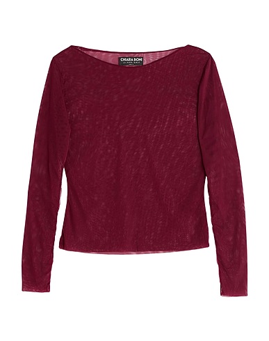CHIARA BONI LA PETITE ROBE T-shirt Plum 72% Polyamide, 28% Elastane